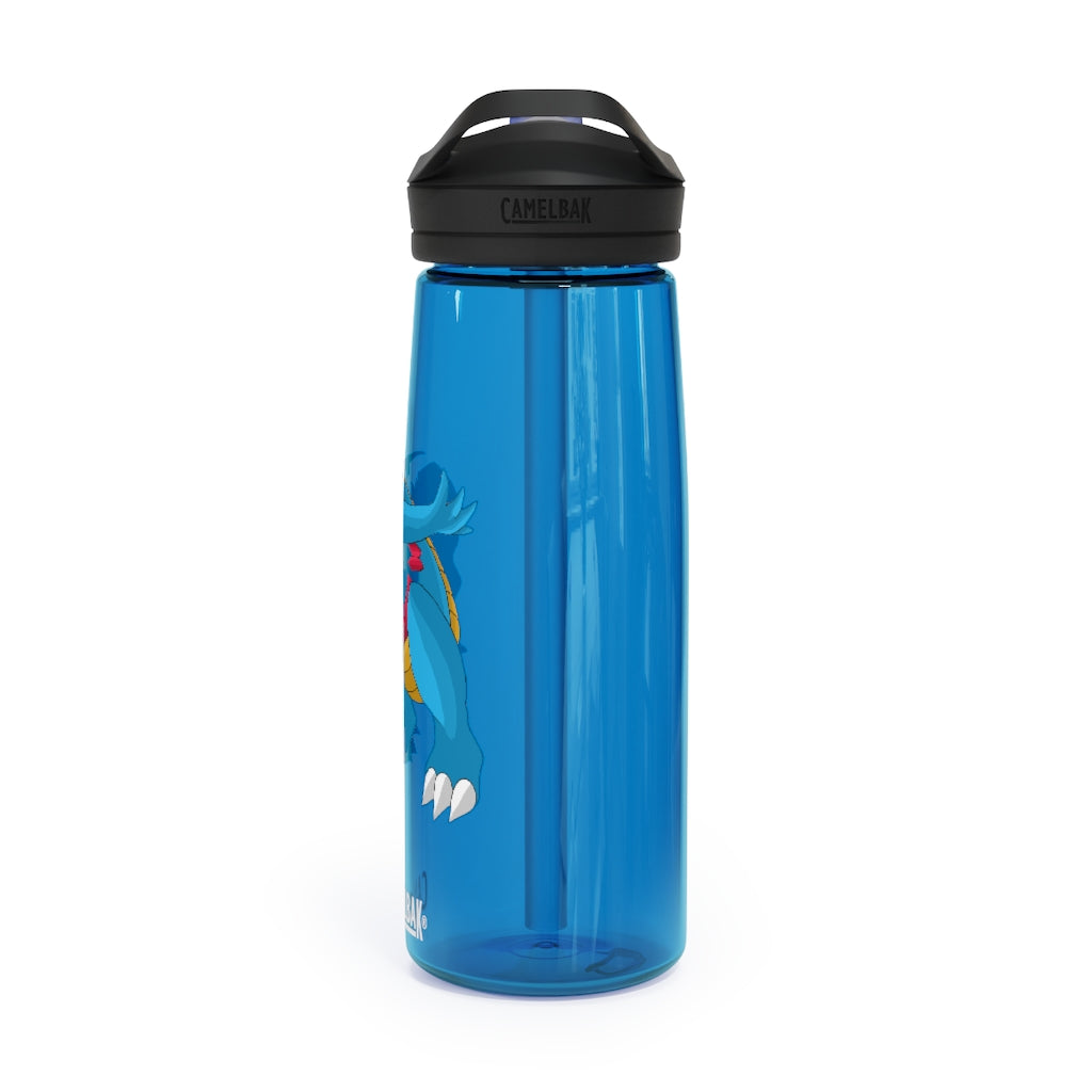 Blastdile CamelBak Eddy® Water Bottle in 20oz and 25oz sizes, showcasing its durable Tritan™ material and spill-proof design.